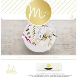 SUPER OFERTA **40%** Set de papeles Signature para Minc 15x15 cm.