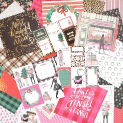 SUPER OFERTA **40%** Set de scrapbooking Miss Claus Craft Smith 30x30cm