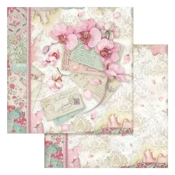 SUPER OFERTA **30%** Set de Scrapbooking Orchids & Cats Stamperia 30x30cm