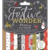 SUPER OFERTA **40%** Set de Scrapbooking Festive Wonder Dovecraft 15x15cm