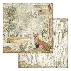 SUPER OFERTA **30%** Set de scrapbooking Forest Stamperia 30x30cm