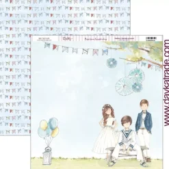 SUPER OFERTA **40%** Set de scrapbooking Celebración Niño Dayka 20x20cm