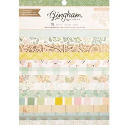 SUPER OFERTA **40%** Set de Scrapbooking Gingham Garden Crate Paper 15x20cm