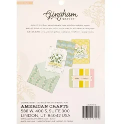 SUPER OFERTA **40%** Set de Scrapbooking Gingham Garden Crate Paper 15x20cm