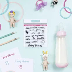 SUPER OFERTA **40%** Set de sellos Baby Shower Micaela Ferrero