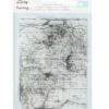 SUPER OFERTA **40%** Set de Sellos Acrílicos World Map Hip Stamp Hooray American Crafts