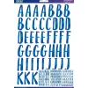 SUPER OFERTA **40%** Stickers Abecedario Blue Le Gourmet Sticko