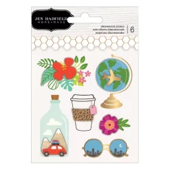 SUPER OFERTA **50%** Stickers en 3D Chasing Adventure Jen Hadfield