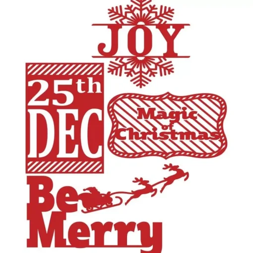 SUPER OFERTA **60%** Troquel Christmas Sentiments First Edition para Sizzix