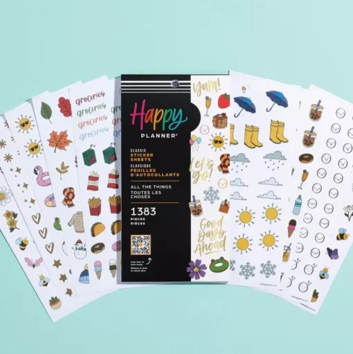Super Pack Stickers All The Things Icons Happy Planner