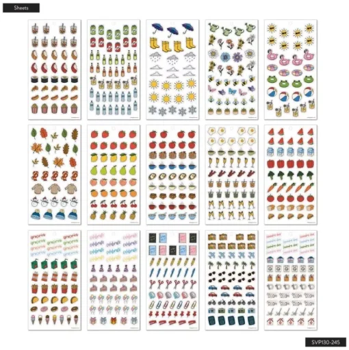 Super Pack Stickers All The Things Icons Happy Planner