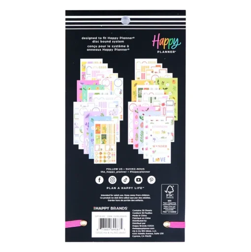 Super Pack Stickers Brilliant Blooms Happy Planner