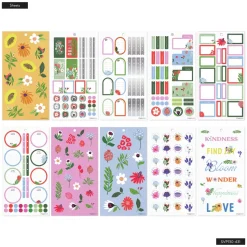 Super Pack Stickers Brilliant Blooms Happy Planner