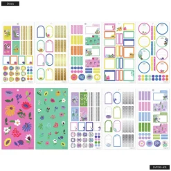 Super Pack Stickers Brilliant Blooms Happy Planner