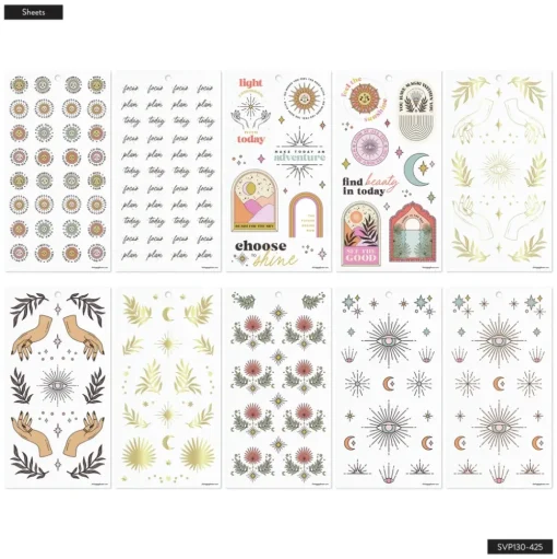 Super Pack Stickers Desert Mystic Happy Planner
