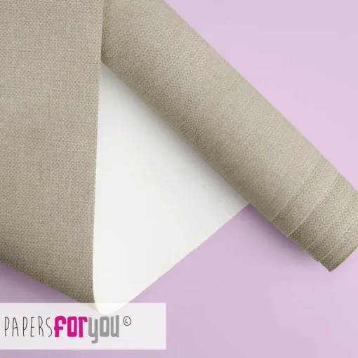 Tela de encuadernar de lino Rustic Linen PapersForYou 142x50cm