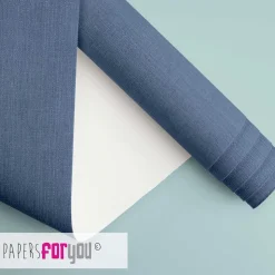 Tela de encuadernar de lino Jeans PapersForYou 142x50cm