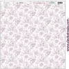 Tela DTXS-1111 Fondo flores moradas Amor y Fe Dayka 30x30cm