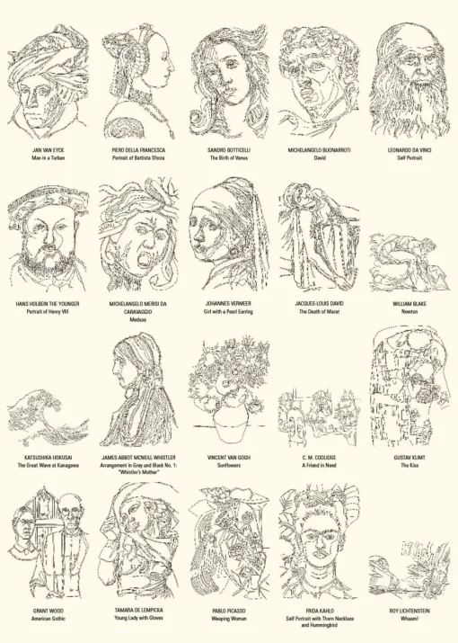 The 1000 dot-to-dot Book Masterpieces
