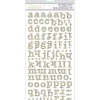 Thickers abecedario Bliss de chipboard