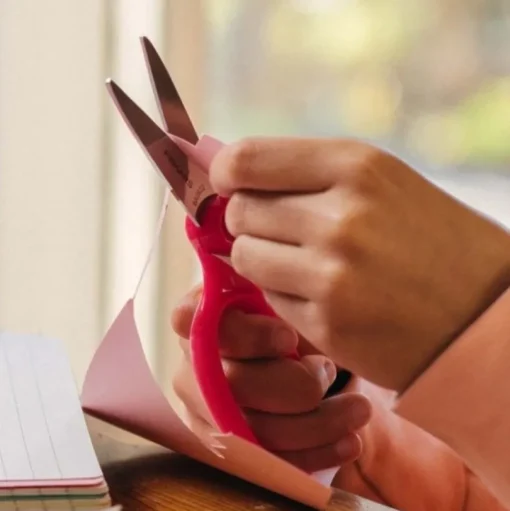 Tijeras Grandes para niños Rosa Fiskars 15cm