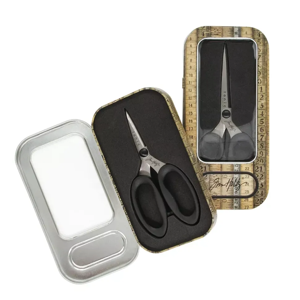 Tijeras Tim Holtz de titanio de 15cm en estuche