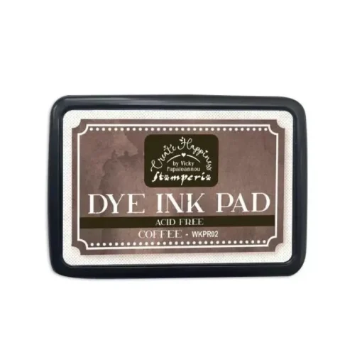 Tinta Dye Ink Pad Coffee Create Happiness Stamperia