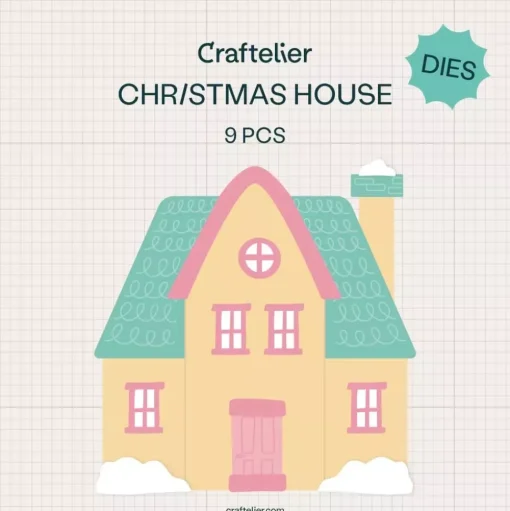 Troquel Casita de Invierno All You Need Is Christmas Craftelier