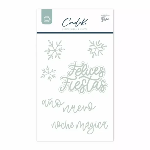Troquel Felices Fiestas Snowflake Cocoloko