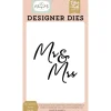Troquel Mr And Mrs Script Marry Me Echo Park