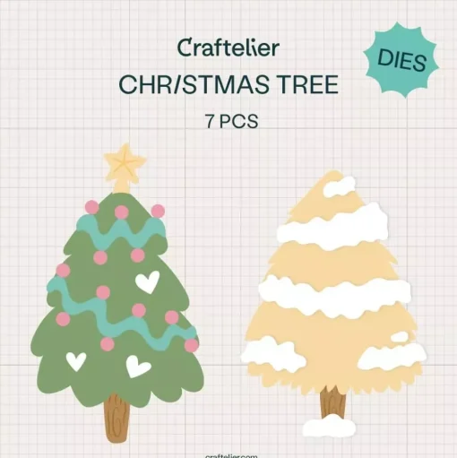 Troquel Árboles de Navidad All You Need Is Christmas Craftelier