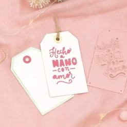 Troquel Tag Hecho a Mano All You Need Is Christmas Craftelier