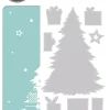 Troquel Thinlits + Carpeta de Texturas Sparkle Tree Sizzix 666467