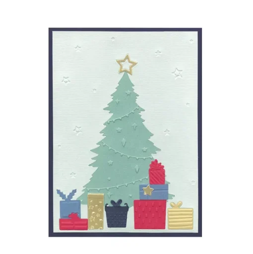 Troquel Thinlits + Carpeta de Texturas Sparkle Tree Sizzix 666467
