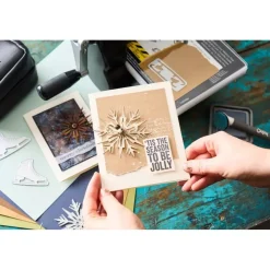 Troquel Thinlits Vault Winter Wishes Tim Holtz Sizzix