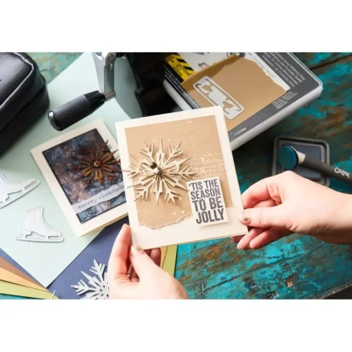 Troquel Thinlits Vault Winter Wishes Tim Holtz Sizzix