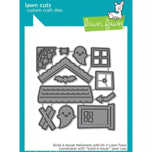 Troqueles Build-A-House Halloween Add-On Lawn Fawn