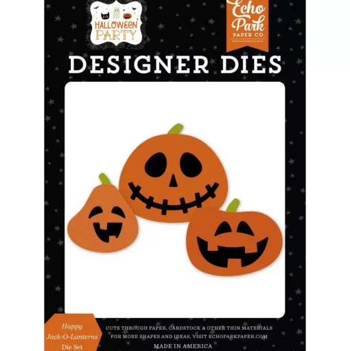 Troqueles Happy Jack-O-Lanterns Halloween Party Echo Park
