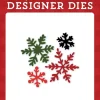 Troqueles Jingle Snowflakes Happy Christmas Carta Bella
